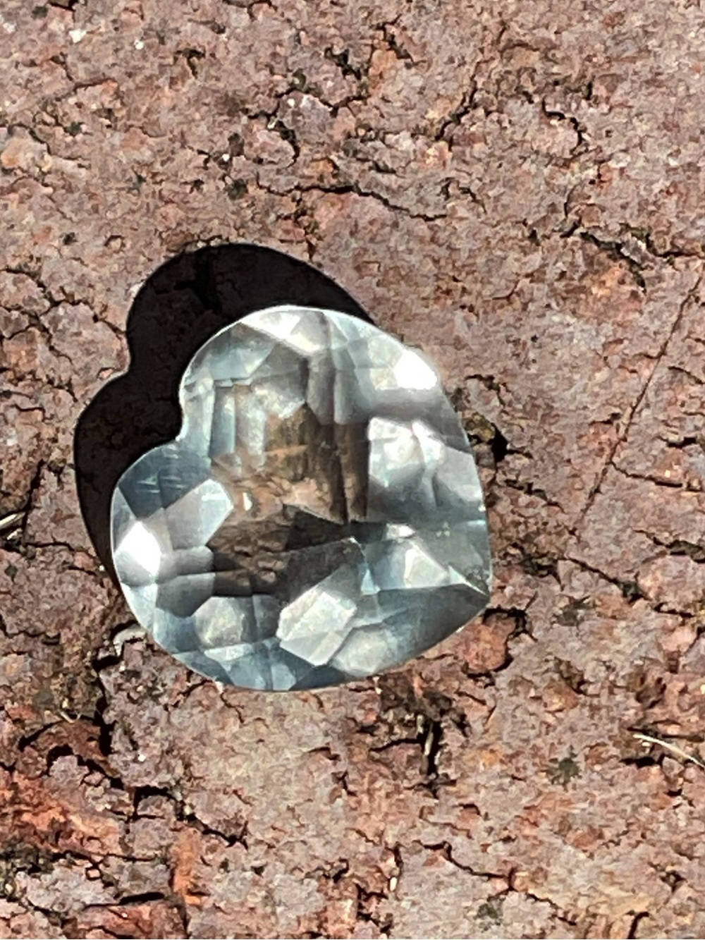 Heart Shaped Prasiolite Loose Gem